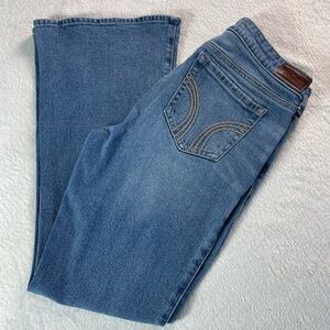 Hollister Women’s Med Wash High Rise Flare Stretch Denim Jeans Size 8R W29R
